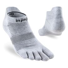 Juoks socks INJINJI Run Lightweight No-Show (Harmaa) Unisex