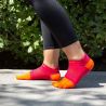 INJINJI Women's Run Lightweight No-Show (Chili )