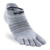 INJINJI Women's Run Lightweight No-Show (Gray)