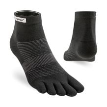 Juoks socks INJINJI Run Lightweight Mini-Crew (Musta)