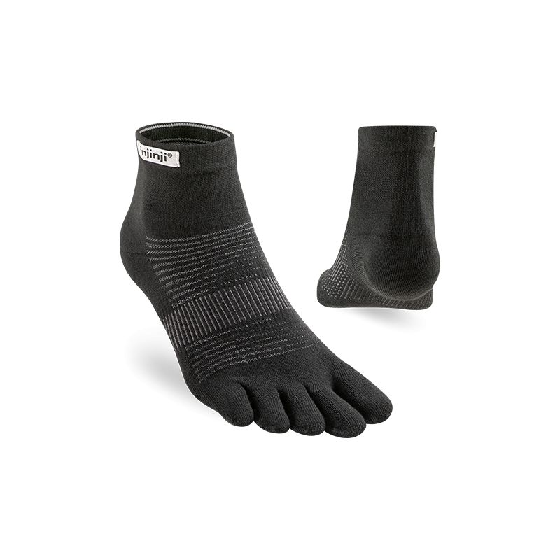 Sokker for løping INJINJI Run Lightweight Mini-Crew (Svart)