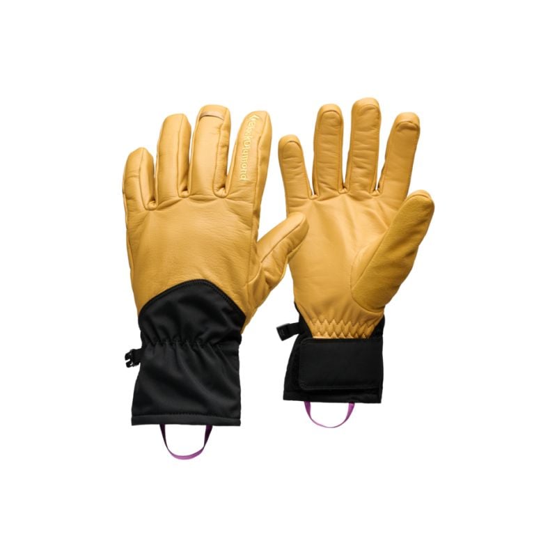 Skidåkningshandskar Black Diamond TOUR GLOVES (Beeswax-Black)