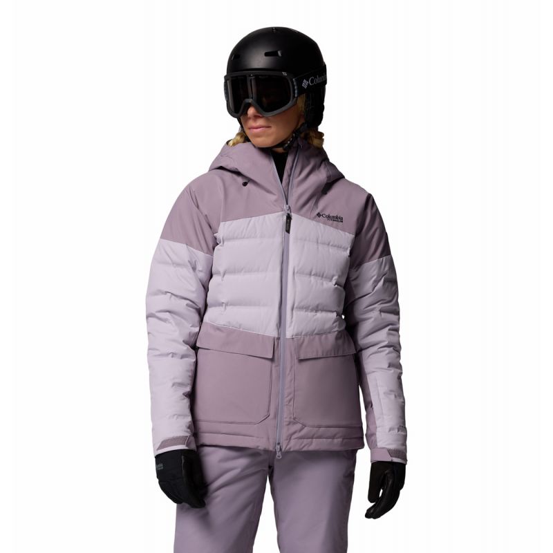 Donsjack Columbia Glacier Ridge Down Jacket (Shale Purple, Lavender Pearl) Dames