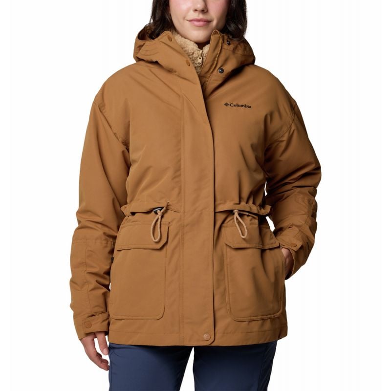 Chaqueta 3 en 1 Columbia Drop Ridge II Interchange Jacket (Greenscape) Mujer
