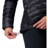 Columbia Chaqueta con capucha de plumas Corelite (Negro)