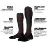 Calzino da sci alpinismo Monnet MID-LOW SKI TOURING (ROSSO)