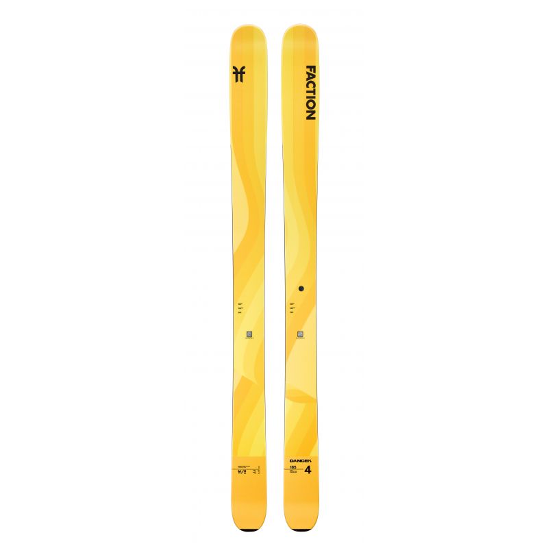 Freeride-suksipaketti Faction Dancer 4 (Keltainen) + Siteet Unisex - 2026