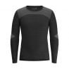 Smartwool Capa base térmica de merino Intraknit para hombre (NEGRO/BLANCO)