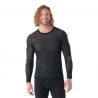 Smartwool Capa base térmica de merino Intraknit para hombre (NEGRO/BLANCO)