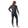 Smartwool Capa base térmica de merino Intraknit para hombre (NEGRO/BLANCO)