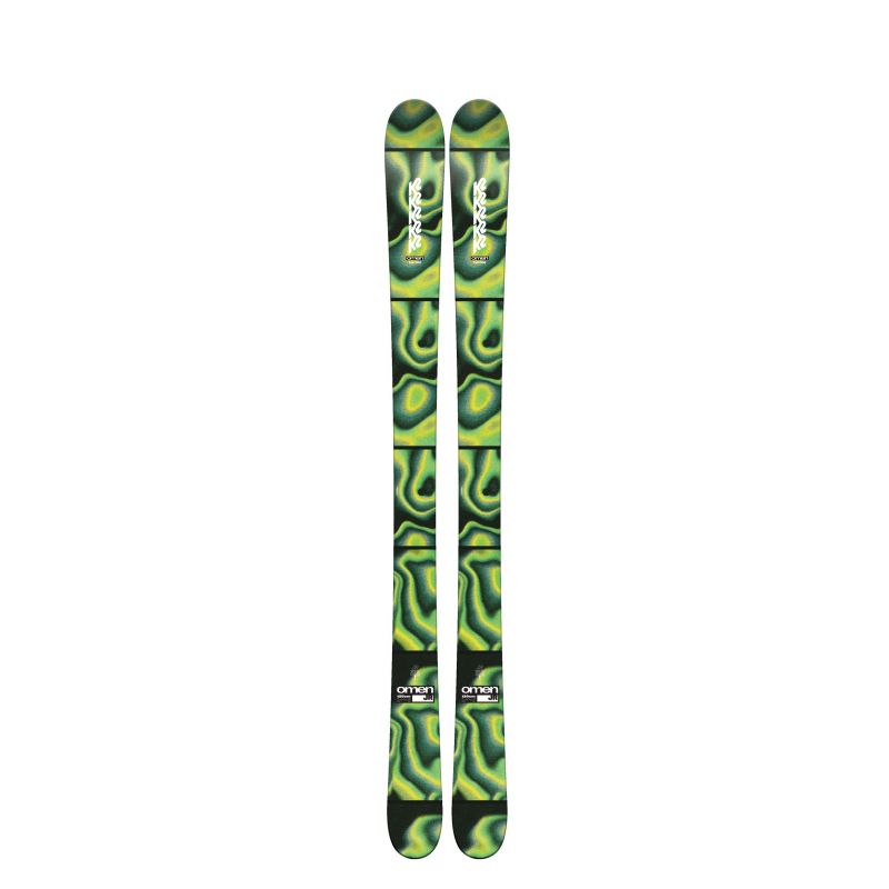 Pack skis freestyle K2 OMEN JR (Vert/Noir) + Fixations Junior - 2026