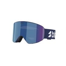 Skibriller Bliz FLOW (MATTE BLUE - Brun blå)