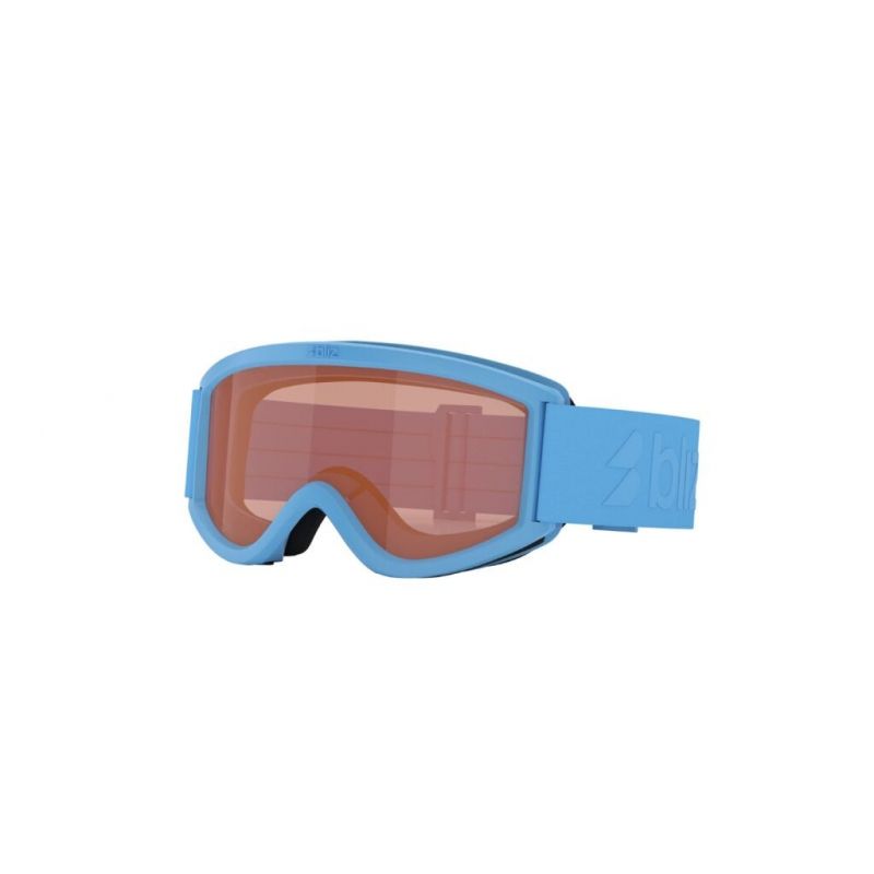 Hiihtolasit Bliz PIXIE (MATTE BLUE - Oranssi) lapsille