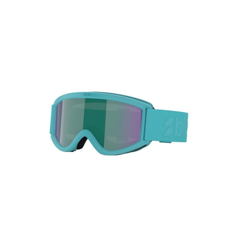 Mascarilla de esquí Bliz PIXIE (MATTE TURQUOISE - Marrón/verde multicolor) niño