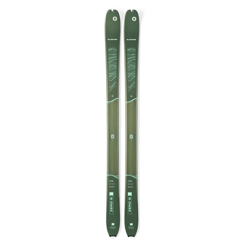 Pack de esquís de travesía BLIZZARD ZERO G 096 (VERDE) - Mujer 2026 + Pieles
