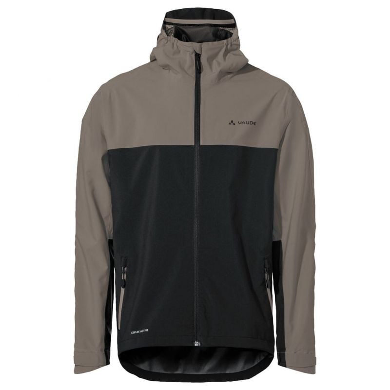 Vandtæt jakke Vaude Men's Moab Rain Jacket (Coconut) Mand