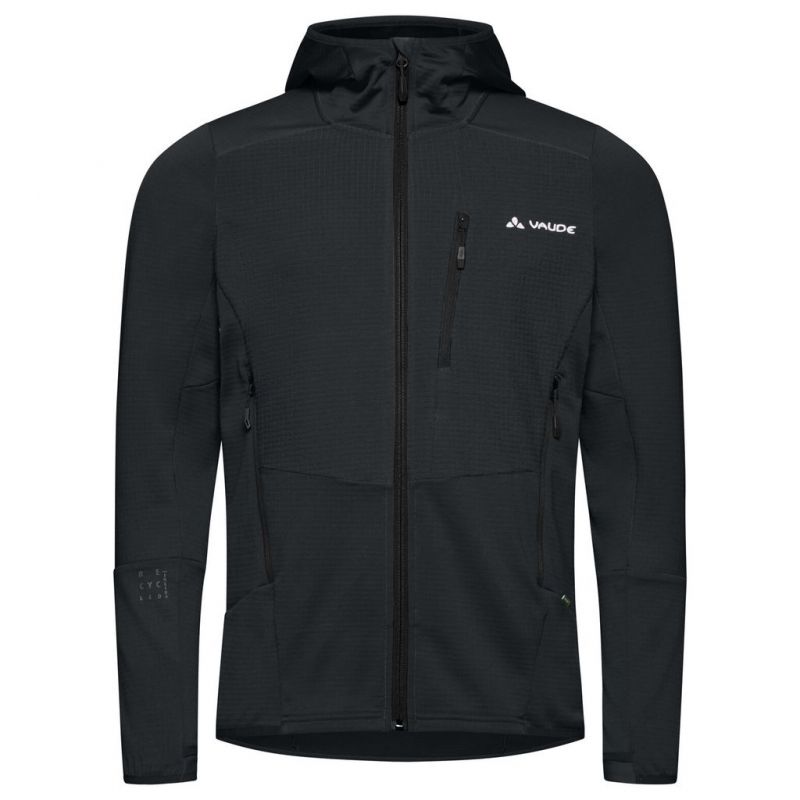 Veste polaire VAUDE Monviso Hooded Grid (phantom black) homme