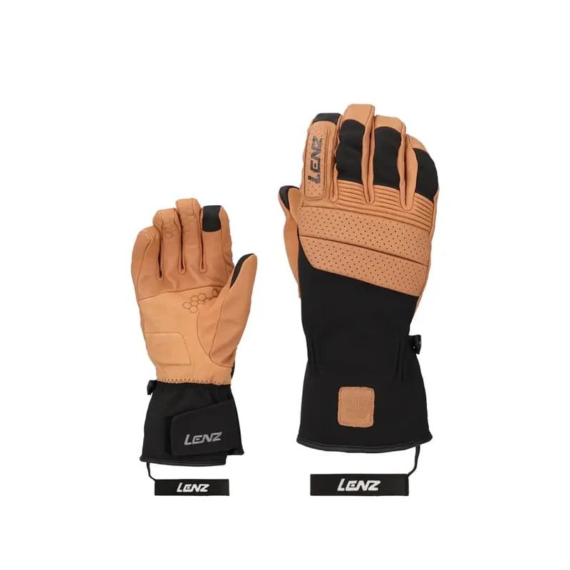 Guantes LENZ think about ski glove men (marrón/negro)