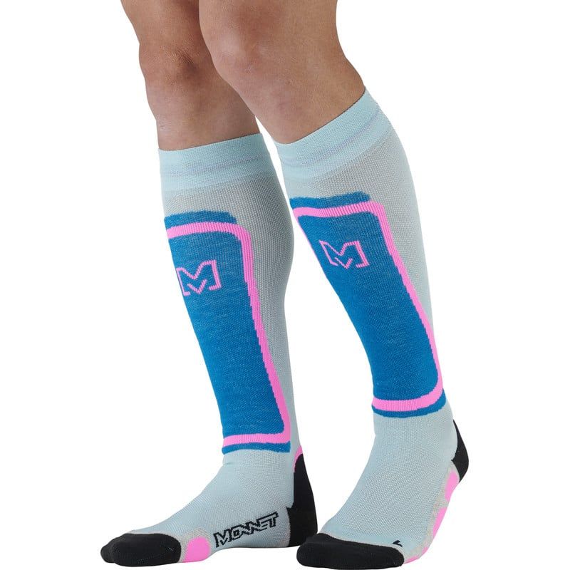 Calze da sci Monnet MI-BAS FUSION (BLU/ROSA)