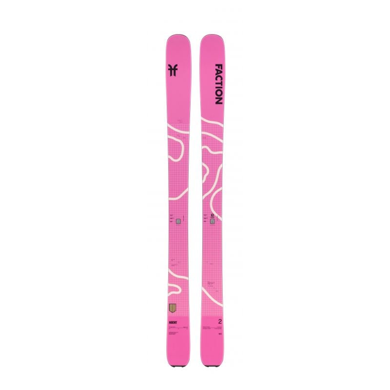 Pack sci di escursionismo Faction Agent 2 (Rosa) + Attacchi Unisex - 2026