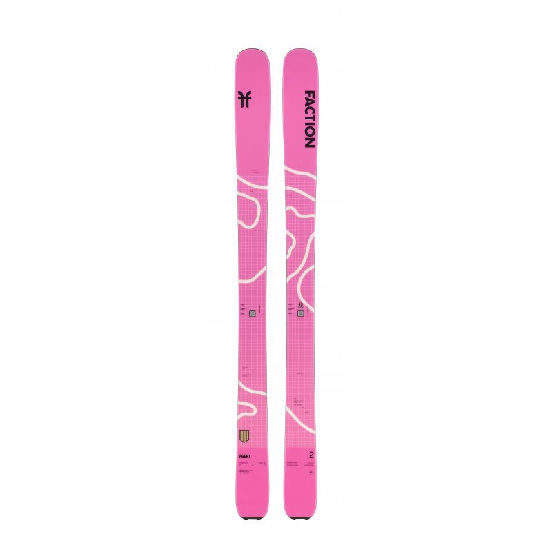 Pakkeski til randonnée Faction Agent 2 (Pink) + Bindinger + Feller Unisex - 2026