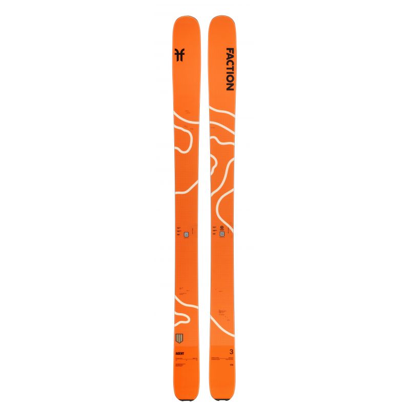 Pack esquís de travesía Faction Agent 3 (Naranja) + Fijaciones + Pieles Mixto - 2026