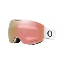 Mascarilla de esquí Oakley FLIGHT DECK M (BLANCO MATE/Prizm rosa dorado iridium)