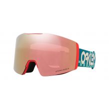 Mascarilla de esquí Oakley FALL LINE M (PACIFIC CHEX/Prizm rose gold iridium)