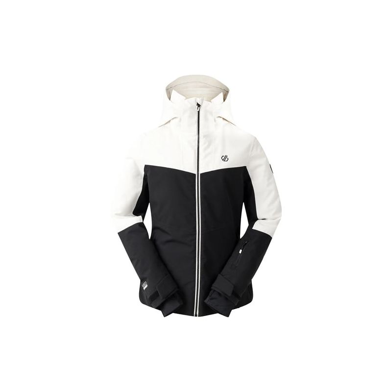 Chaqueta de esquí Dare2B Women's Iced Waterproof Ski Jacket (Egret/Black) mujer