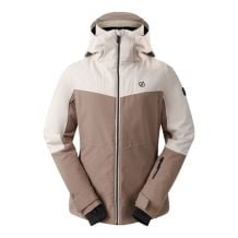 Skijacke Dare2B Women's Iced Waterproof Ski Jacket (Grey Morn/Pine Bark) Damen