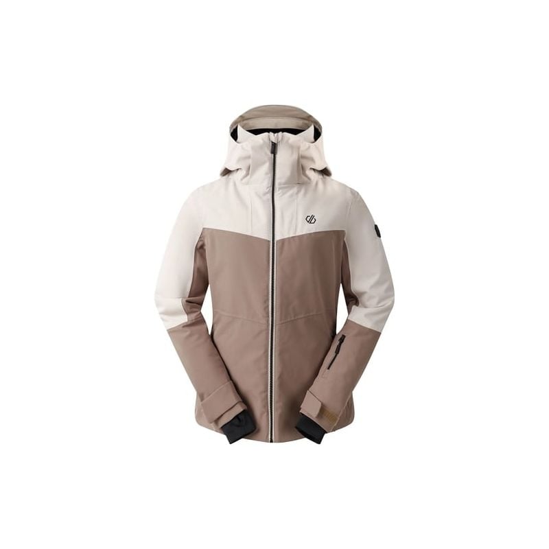 Hiihtotakki Dare2B Women's Iced Waterproof Ski Jacket (Grey Morn/Pine Bark) nainen