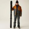 Men's Halfpipe III Ski Jacket Pumpkin Spice/Iron Gate