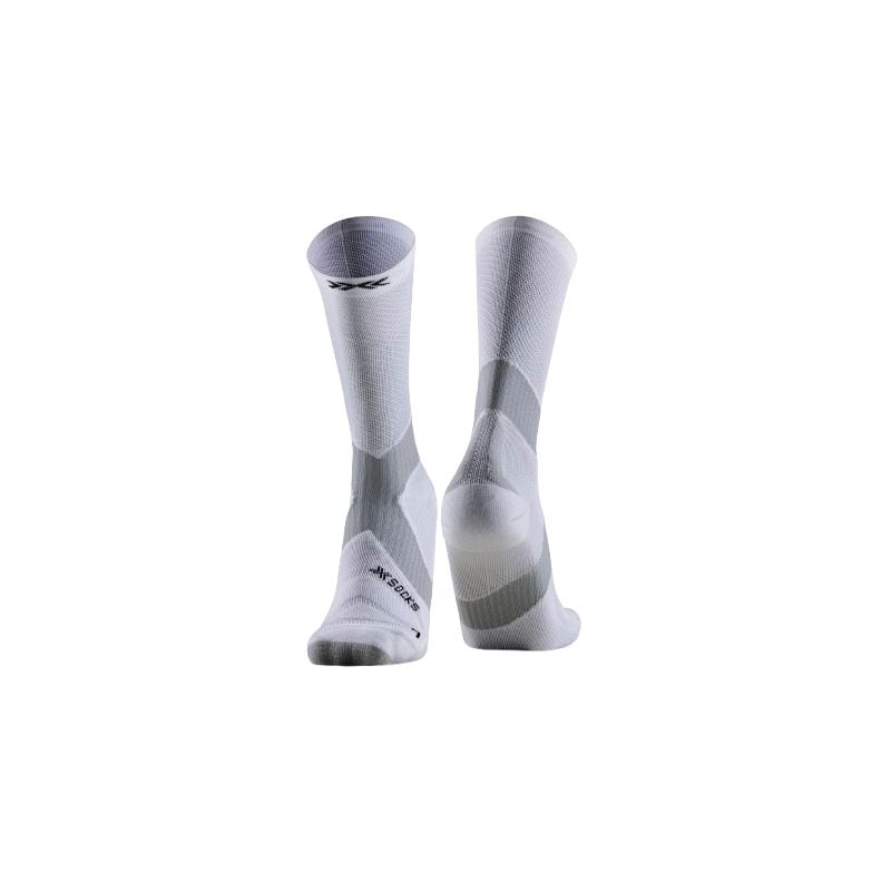 Cykelstrumpor X-SOCKS BIKE EXPERT CREW (ARCTIC WHITE/PEARL GREY)