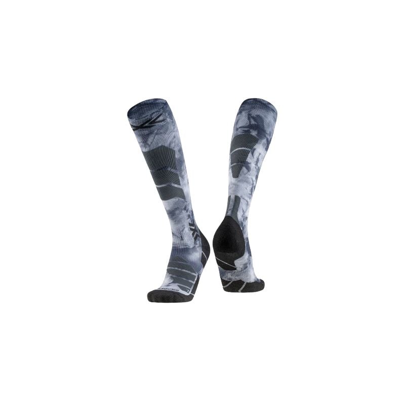 Calcetines de esquí X-SOCKS SKI EXPERT WILD OTC (TIEDYE X BLACK/X WHITE)