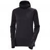 Helly Hansen W LIFA MERINO MIDW BLC HOODIE (SVART VINDRUV BÅGE REFLEKTERA AO)