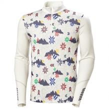 Underlayer Helly Hansen LIFA MERINO MIDWEIGHT 1/2 ZIP (OFF WHITE CORTINA AOP)