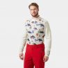 Helly Hansen LIFA MERINO MIDWEIGHT 1/2 ZIP (BLANCO OFF CORTINA AOP)