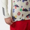 Helly Hansen LIFA MERINO MIDWEIGHT 1/2 ZIP (BLANCO OFF CORTINA AOP)