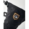 Hiihtohanskat HESTRA Army Leather Gore-Tex - 5 sormea (musta/musta)