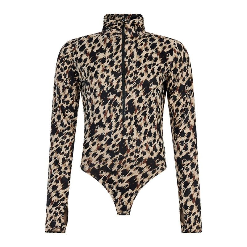 Unterpulli Protest PRTCosmic 1/4 Body Zip Top (BambooBeige) Damen
