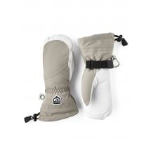 Skihansker HESTRA Army Leather Heli (Kaki/Offwhite) Dame