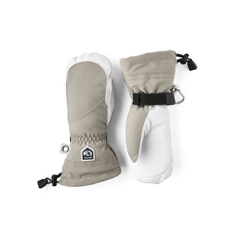 Skidhandskar HESTRA Army Leather Heli (Kaki/Offwhite) Dam