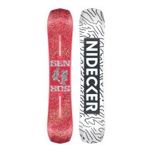 Pack Snowboard Nidecker SENSOR (Rosso/Bianco) Uomo - 2026 + Fissaggio