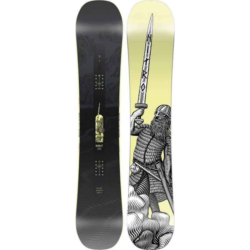 Snowboard NITRO BEAST (Svart) - Herre - (2026)