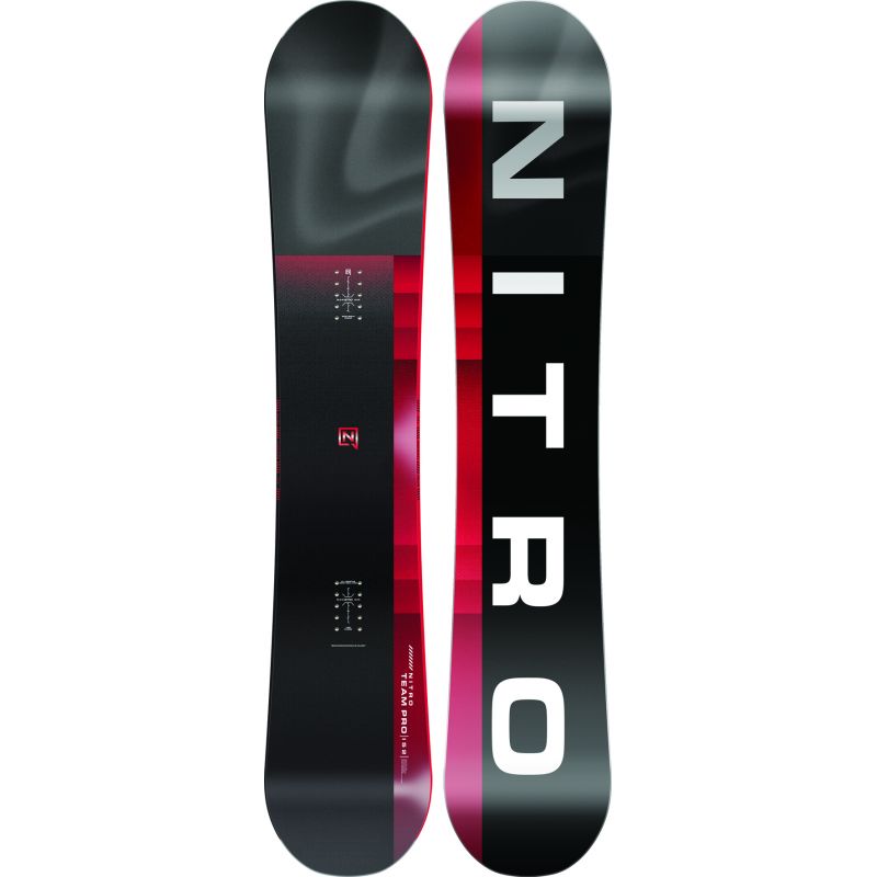 Snowboard NITRO 26 TEAM PRO WIDE 162 (Schwarz/Rot)