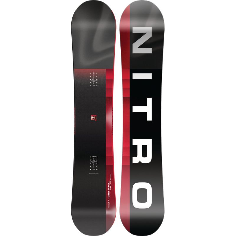 Snowboard NITRO TEAM PRO (Noir/rouge) Homme - 2026