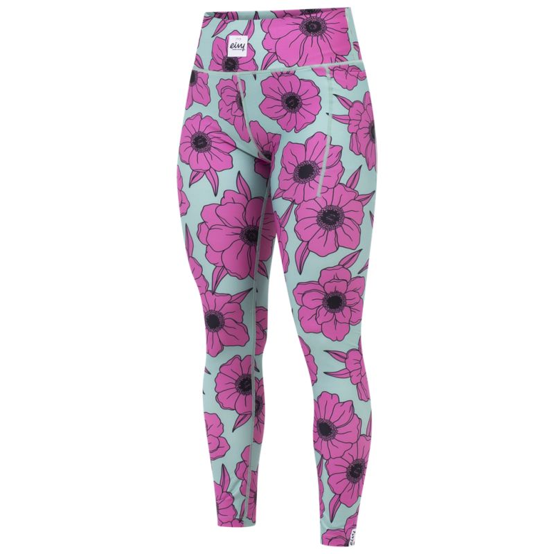 Collant técnico Eivy 26 Pocket Tights (Turquoise Flower) Mujer