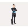 Combinaison de ski de randonnée SKITRAB GARA AERO TRACKSUIT (bleu/noir) Homme 