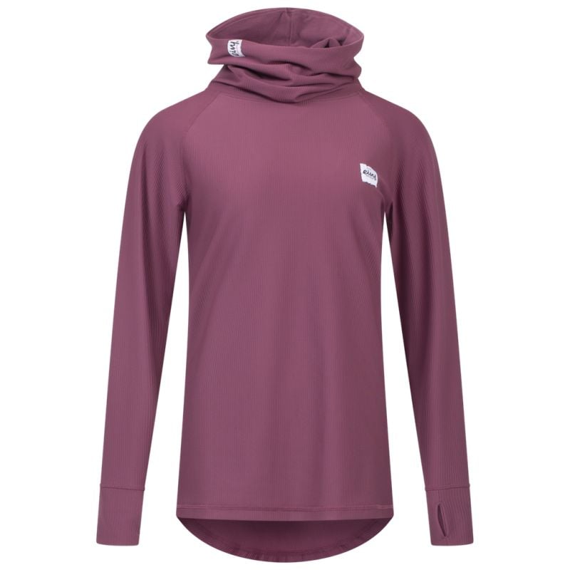 Camiseta técnica Eivy Icecold Gaiter Rib Top (Pinkgundy) Mujer