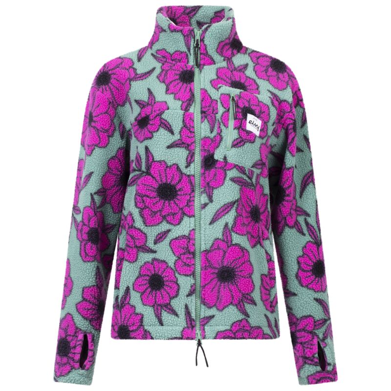 Fleecejacke Eivy Versa Sherpa Jacket (Turquoise Flower) Damen
